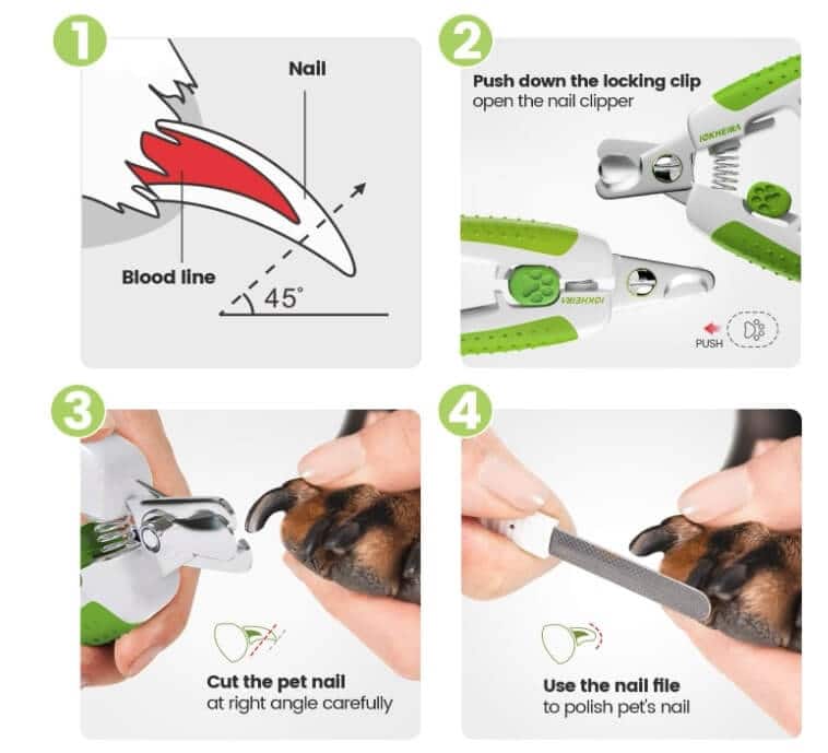 Cortaúñas y trimmer con sensor rápido Iokheira